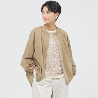 ＜EVEX by KRIZIA (Women)＞【接触冷感】【ＵＶ対策】【ウォッシャブル】シアーブレンドシャツブルゾン（Ｕ５Ｍ１３３８９＿＿）