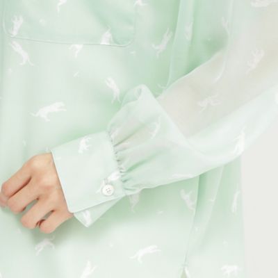 【１枚できまる】【カタログ掲載品】【ウォッシャブル】クラフトパンサーシアーコンビブラウス（Ｕ５Ｍ１６５６６＿＿）