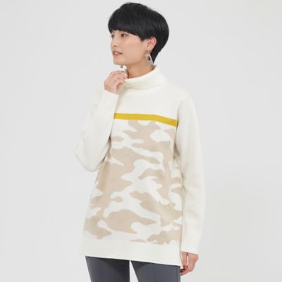 ＜EVEX by KRIZIA (Women)＞【ウォッシャブル】カモフラージュラメニット（Ｕ５Ｎ０１２８１＿＿）