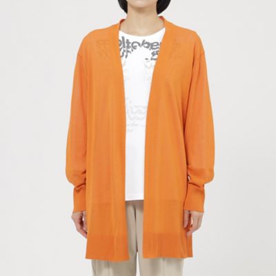 【お出かけや冷房対策に】【ＵＶ対策】【ウォッシャブル】ドライタッチＶネックロングカーディガン（Ｕ５Ｎ０２３１３＿＿）