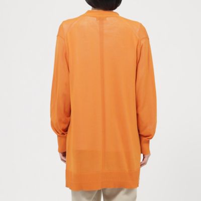 【お出かけや冷房対策に】【ＵＶ対策】【ウォッシャブル】ドライタッチＶネックロングカーディガン（Ｕ５Ｎ０２３１３＿＿）