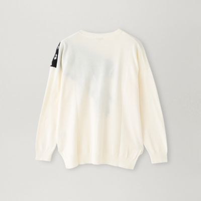 カタログ掲載品】【ウォッシャブル】ラメパンサーインターシャニット