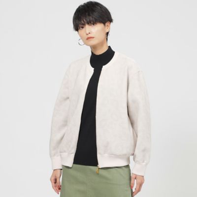 【カタログ掲載品】【ウォッシャブル】シャドーパンサーニットブルゾン（Ｕ５Ｎ０５４３３＿＿）