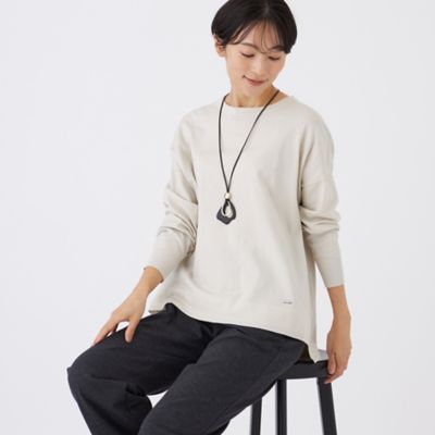 ＜EVEX by KRIZIA (Women)＞【ウォッシャブル】ラメハイゲージニットボートネックプルオーバー（Ｕ５Ｎ０７６４０＿＿）