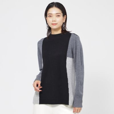 【カタログ掲載品】【ウォッシャブル】ブロッキングウールプルオーバーニット（Ｕ５Ｎ１３４６９＿＿）