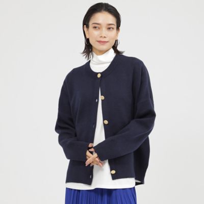 【試着のみ未使用】EVEX by KRIZIA ラメ入りシアーカーディガン♡40 試着のみ未使用】EVEX by KRIZIA ラメ入りシアーカーディガン♡40