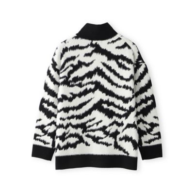 カタログ掲載】フェザーヤーンゼブラニットプルオーバー