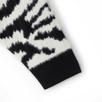 カタログ掲載】フェザーヤーンゼブラニットプルオーバー