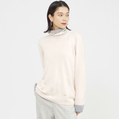 ＜EVEX by KRIZIA (Women)＞【カタログ掲載品】【ウォッシャブル】ダブルタートルネックプルオーバーニット（Ｕ５Ｎ５２４５９＿＿）