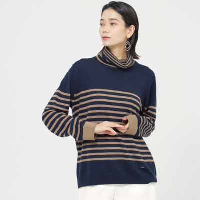 【カタログ掲載品】【ウォッシャブル】ダブルタートルネックプルオーバーニット（Ｕ５Ｎ５２４５９＿＿）