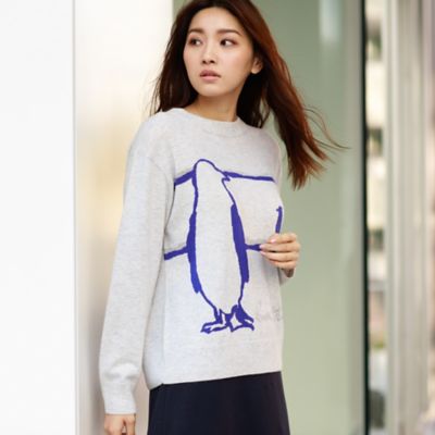 ペンギンインターシャニット ｕ５ｎ５８２８１ 三越伊勢丹オンラインストア 公式