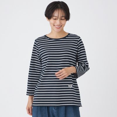 EVEX by KRIZIA (Women)/エヴェックス バイ クリツィア タイガーパッチボーダーカットソー(U5P01603__) アオ29L トップス【三越伊勢丹/公式】