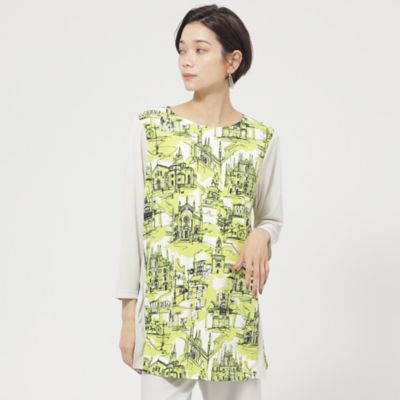 ＜EVEX by KRIZIA (Women)＞【接触冷感】【ウォッシャブル】ミラノプリントプルオーバーカットソー（Ｕ５Ｐ０３３０４＿＿）