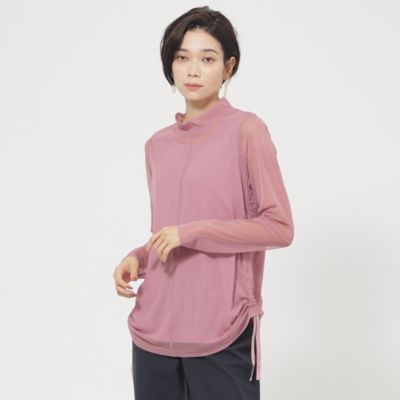 EVEX by KRIZIA (Women)/エヴェックス　バイ　クリツィア 【ウォッシャブル】シアーチュールプルオーバーカットソー(U5P04334__)