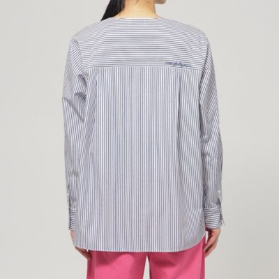 【ウォッシャブル】ラメストライプジャージ―コンビプルオーバー（Ｕ５Ｐ０６５２７＿＿）