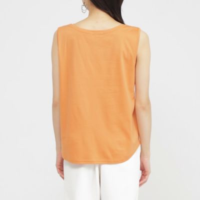 【ウォシャブル】【接触冷感】シルケットコットンタンクトップ（Ｕ５Ｐ０９５７４＿＿）