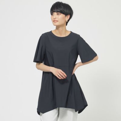 ＜EVEX by KRIZIA (Women)＞【冷感シート付】【ウォッシャブル】【ＵＶ】ストレッチドレープチュニックカットソー（Ｕ５Ｐ１４３５２＿＿）