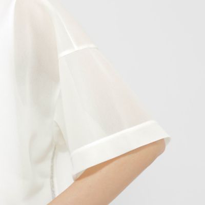 【カタログ掲載品】【ウォッシャブル】ソフトシアーカットソー（Ｕ５Ｐ１６５４７＿＿）