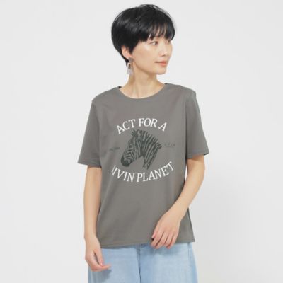 【カタログ掲載品】【ウォッシャブル】アニマルロゴプリントカットソー（Ｕ５Ｐ１８５４９＿＿）