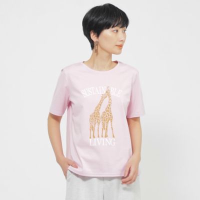 【カタログ掲載品】【ウォッシャブル】アニマルロゴプリントカットソー（Ｕ５Ｐ１８５４９＿＿）