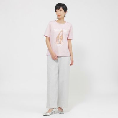 【カタログ掲載品】【ウォッシャブル】アニマルロゴプリントカットソー（Ｕ５Ｐ１８５４９＿＿）