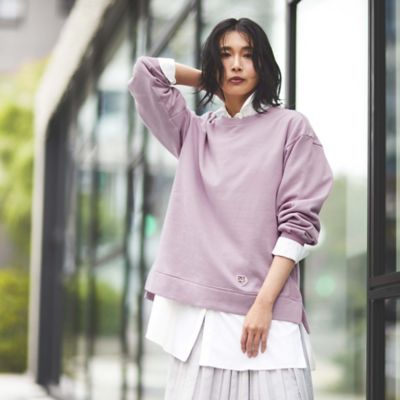 ＜EVEX by KRIZIA (Women)＞【ＷＥＢ・一部店舗限定】【ウォッシャブル】タイガーパッチ裏毛プルオーバーカットソー（Ｕ５Ｐ２１４９０＿＿）