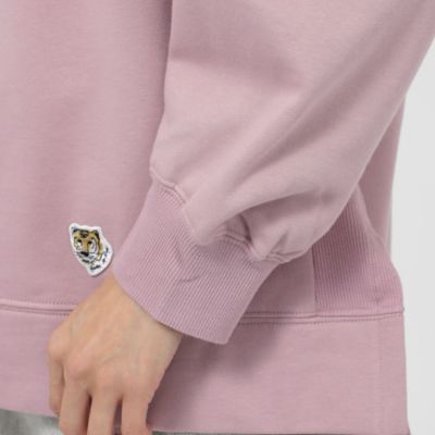 tシャツ 「WEB・一部店舗限定」「ウォッシャブル」タイガーパッチ裏毛プルオーバーカットソー レディース WEB・一部店舗限定】【ウォッシャブル】タイガーパッチ裏毛プル