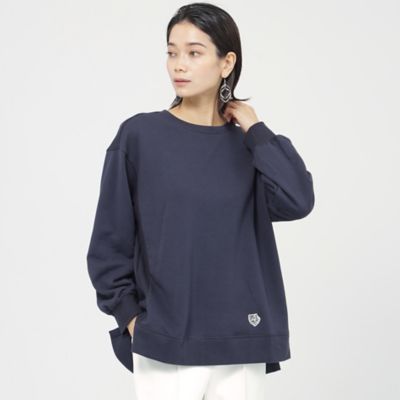 tシャツ 「WEB・一部店舗限定」「ウォッシャブル」タイガーパッチ裏毛プルオーバーカットソー レディース WEB・一部店舗限定】【ウォッシャブル】タイガーパッチ裏毛