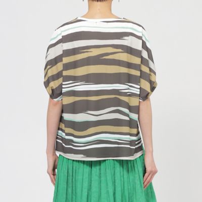 【カタログ掲載品】【接触冷感】【ＵＶ対策】【ウォッシャブル】コンチェロアニマルボーダーカットソー（Ｕ５Ｐ２２５５８＿＿）