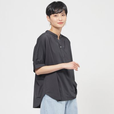 ＜EVEX by KRIZIA (Women)＞【接触冷感】【ＵＶ対策】【ウォッシャブル】コンチェロスキッパーブラウスカットソー（Ｕ５Ｐ２３５５９＿＿）