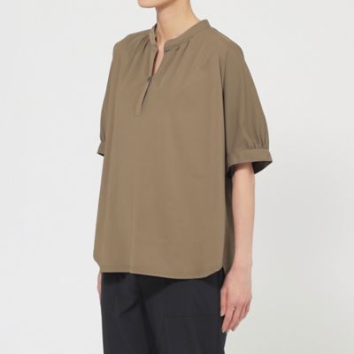 【接触冷感】【ＵＶ対策】【ウォッシャブル】コンチェロスキッパーブラウスカットソー（Ｕ５Ｐ２３５５９＿＿）