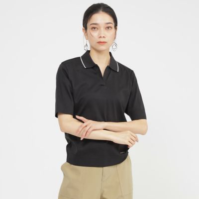 【ギフトにもおすすめ】【ウォッシャブル】セーターマシンポロカットソー（Ｕ５Ｐ２４５６９＿＿）