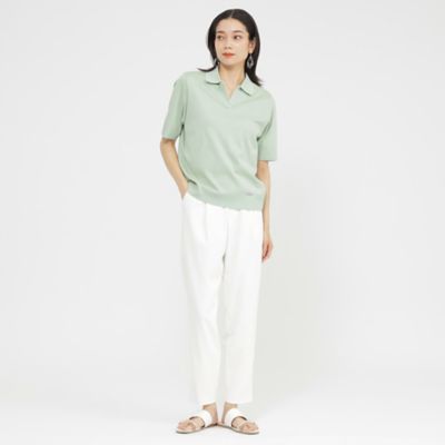 【ギフトにもおすすめ】【ウォッシャブル】セーターマシンポロカットソー（Ｕ５Ｐ２４５６９＿＿）