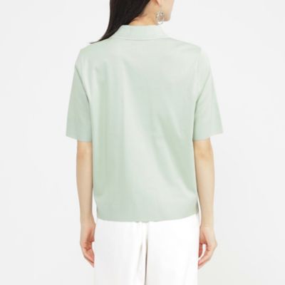 【ギフトにもおすすめ】【ウォッシャブル】セーターマシンポロカットソー（Ｕ５Ｐ２４５６９＿＿）
