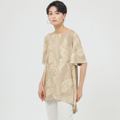 ＜EVEX by KRIZIA (Women)＞【接触冷感】【ウォッシャブル】クールリーフゼブラプリントプルオーバーカットソー（Ｕ５Ｐ２５３８８＿＿）