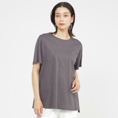 【カタログ掲載品】【接触冷感】【ウォッシャブル】超冷感コットンスムースホットフィットドットカットソー（Ｕ５Ｐ２６５７１＿＿）