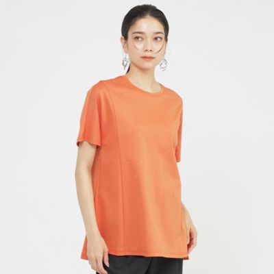 【カタログ掲載品】【接触冷感】【ウォッシャブル】超冷感コットンスムースホットフィットドットカットソー（Ｕ５Ｐ２６５７１＿＿）