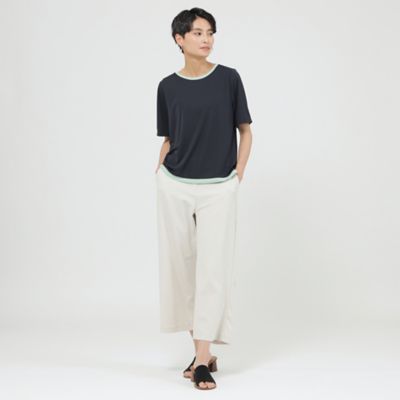 【接触冷感】【ウォッシャブル】クールカラーブロッキングプルオーバーカットソー（Ｕ５Ｐ２７３９３＿＿）