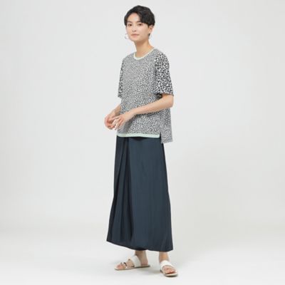 【接触冷感】【ウォッシャブル】クールパンサードットプルオーバーカットソー（Ｕ５Ｐ２７３９４＿＿）