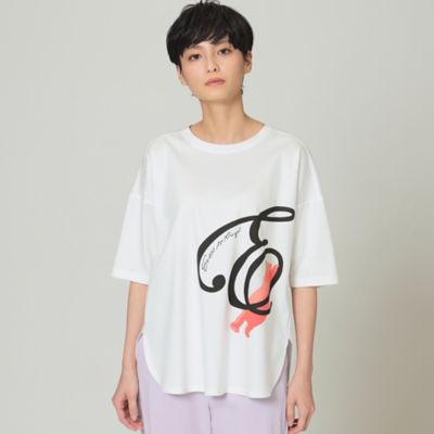 ＜EVEX by KRIZIA (Women)＞【ウォッシャブル】イニシャルアニマルプリントＴシャツ（Ｕ５Ｐ３０１３４＿＿）