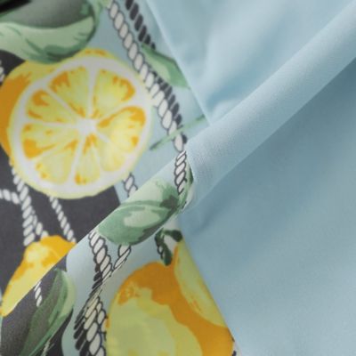 【ウォッシャブル】【接触冷感】ストライプリモーネプリントカットソー（Ｕ５Ｐ３１１４６＿＿）