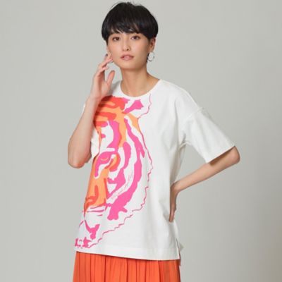 ＜EVEX by KRIZIA (Women)＞【接触冷感】【ウォッシャブル】グラフィカルビッグタイガープリントＴシャツ（Ｕ５Ｐ３５１５９＿＿）
