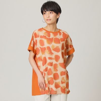 ＜EVEX by KRIZIA (Women)＞＊Ｗｉｎｇｓ掲載＊【ウォッシャブル】シアービッグジラフコンビプルオーバー（Ｕ５Ｐ３６１６９＿＿）
