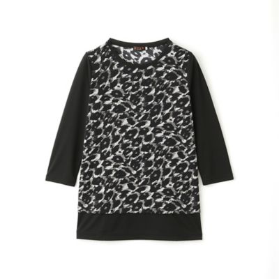 ＜EVEX by KRIZIA (Women)＞【接触冷感】【ＵＶ対策】【マシンウォッシャブル】カモフラパンサーチュニックカットソー（Ｕ５Ｐ４５６１２＿＿）