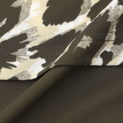 【接触冷感】【ＵＶ対策】【マシンウォッシャブル】カモフラパンサーチュニックカットソー（Ｕ５Ｐ４５６１２＿＿）