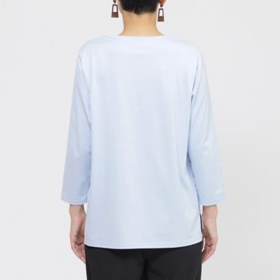 【ＷＥＢ・一部店舗限定】【接触冷感】【ウォシャブル】パンサーエンブロイダリー七分袖カットソー（Ｕ５Ｐ４７５８４＿＿）