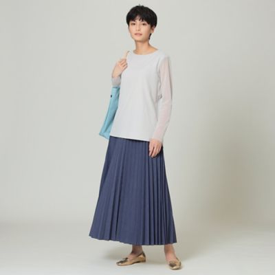 【ウォッシャブル】メッシュスリーブライトポンチカットソー（Ｕ５Ｐ６２１３１＿＿）
