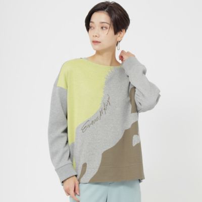 ＜EVEX by KRIZIA (Women)＞【ウォッシャブル】カラーホースジャカードプルオーバーニット（Ｕ５Ｐ６４２４１＿＿）