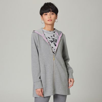 【ウォッシャブル】ダブルフェイスジャージジップアップフーディー（Ｕ５Ｐ８０１０８＿＿）