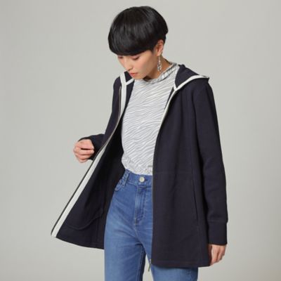 【ウォッシャブル】ダブルフェイスジャージジップアップフーディー（Ｕ５Ｐ８０１０８＿＿）
